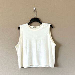 Marine Layer “Lydia” Textured Stripe Tank